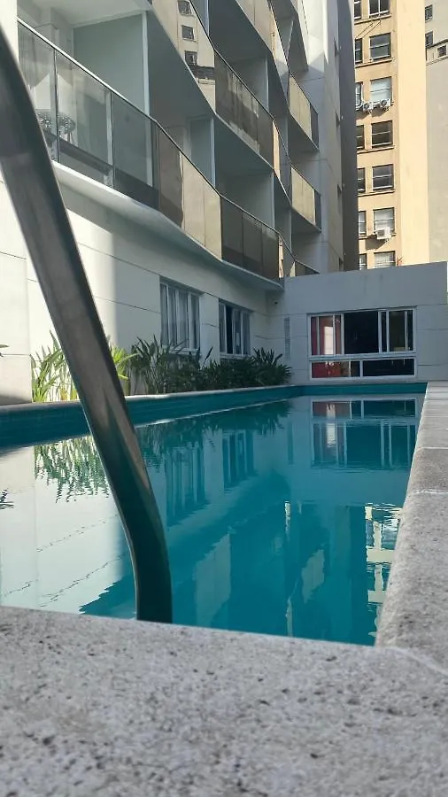 Flat De Luxo Centro Sp Com Piscina,Academia,Lavanderia,Garagem E Seguranca 24H São Paulo