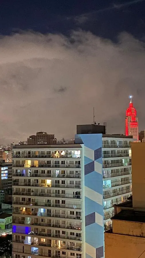 Flat De Luxo Centro Sp Com Piscina,Academia,Lavanderia,Garagem E Seguranca 24H São Paulo Apartament